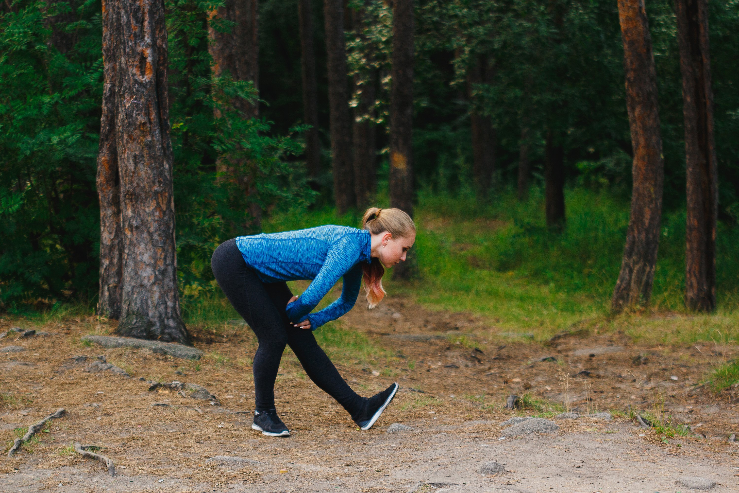 Standing hamstring stretch